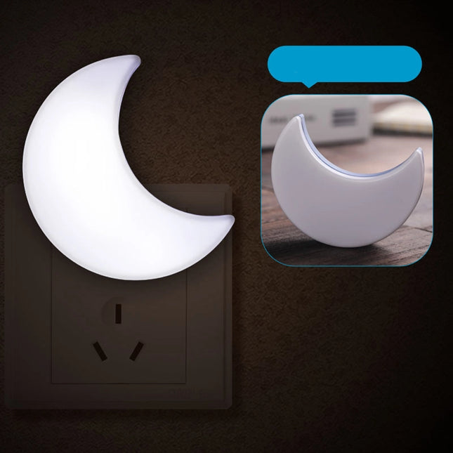 Maan nachtlampje voor in het stopcontact