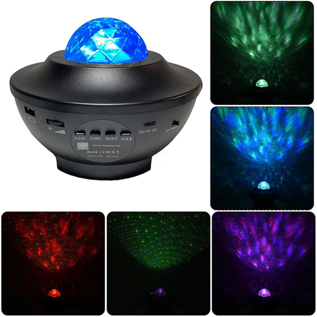 Oceaan projector nachtlamp met muziek