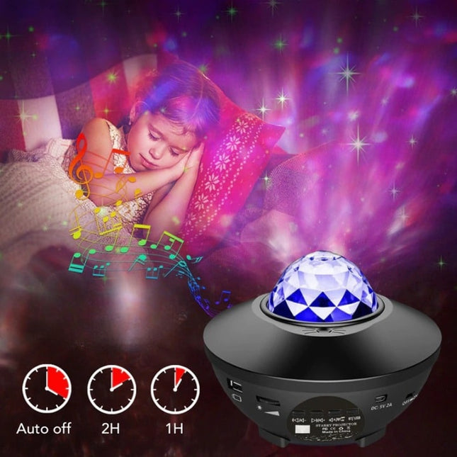 Oceaan projector nachtlamp met muziek