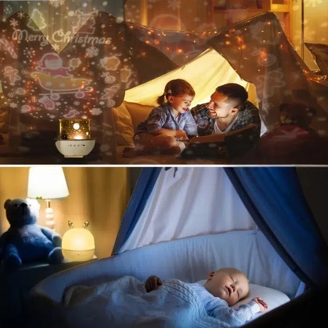 Muzikaal nachtlampje projector voor baby