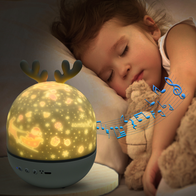 Hert projector nachtlamp met Bluetooth