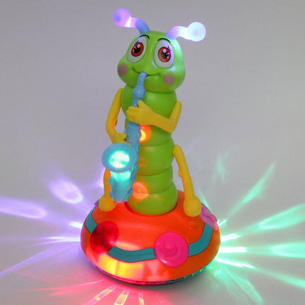Muzikaal speelgoed rups met lichtjes