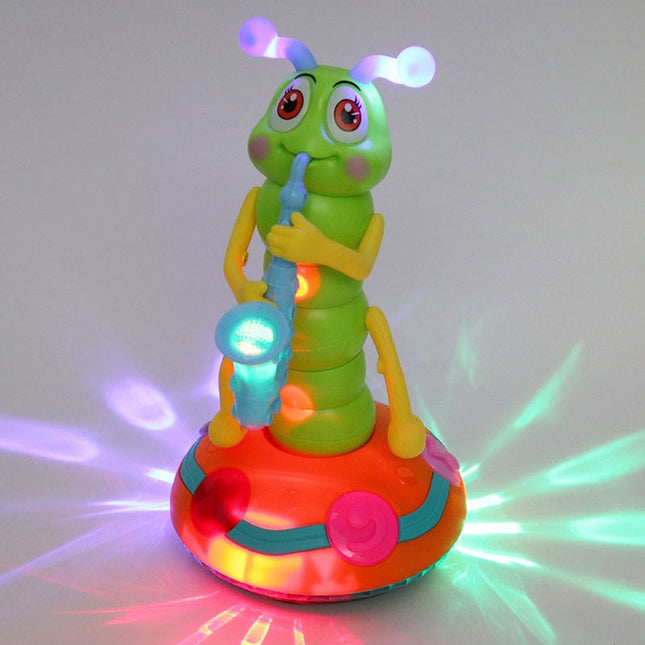 Muzikaal speelgoed rups met lichtjes