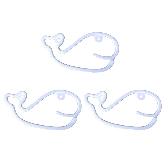 Walvis neon verlichting voor kinderkamer