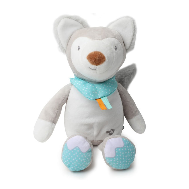 Pluche nachtlampje wolf voor baby's
