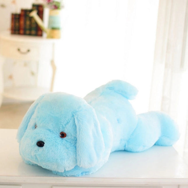 Lichtgevende knuffel hond met LED lampjes