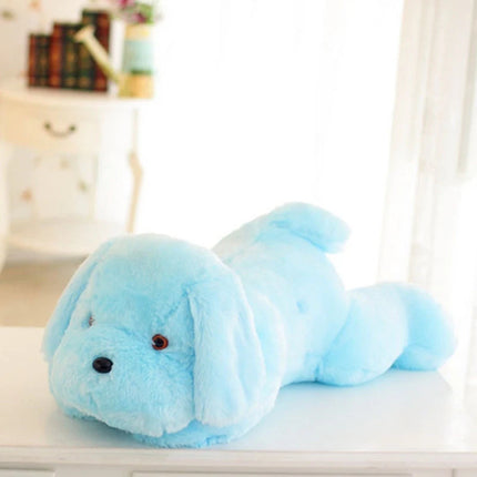 Lichtgevende knuffel hond met LED lampjes