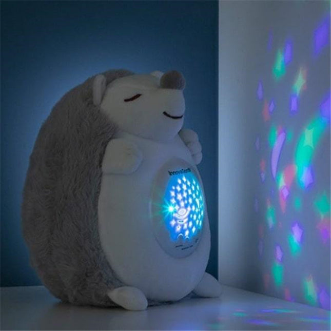 Egel knuffel nachtlamp met muziek en projector
