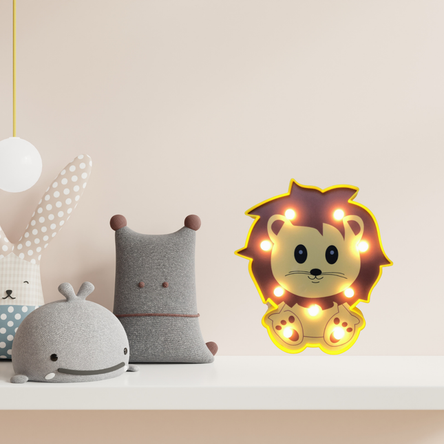 Leuke leeuw wandlamp voor kinderkamer