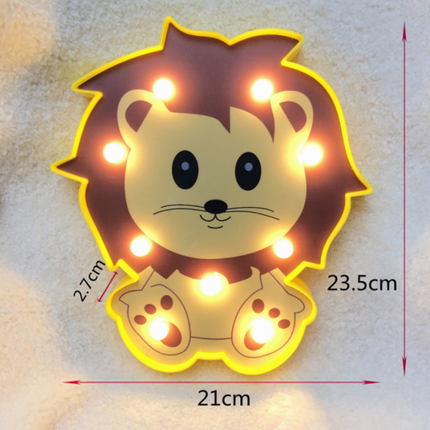 Leuke leeuw wandlamp voor kinderkamer