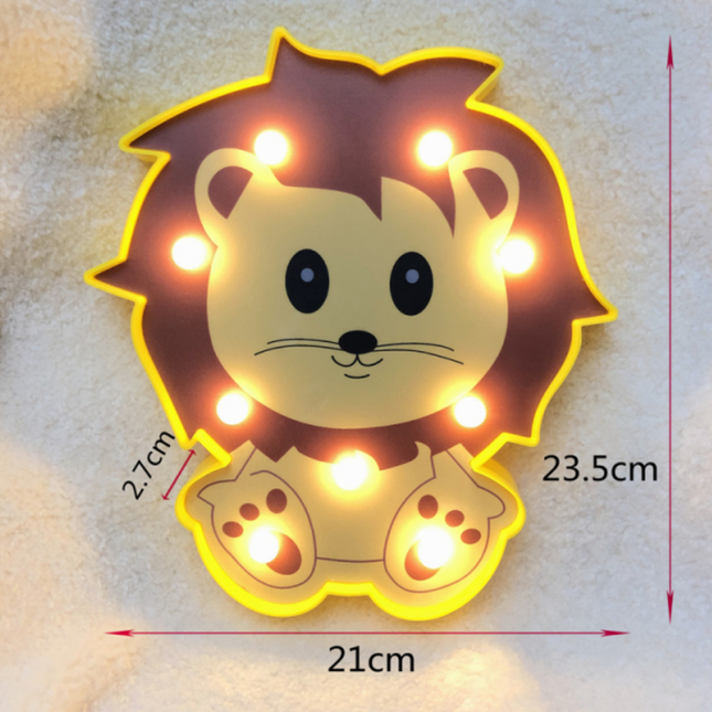 Leuke leeuw wandlamp voor kinderkamer