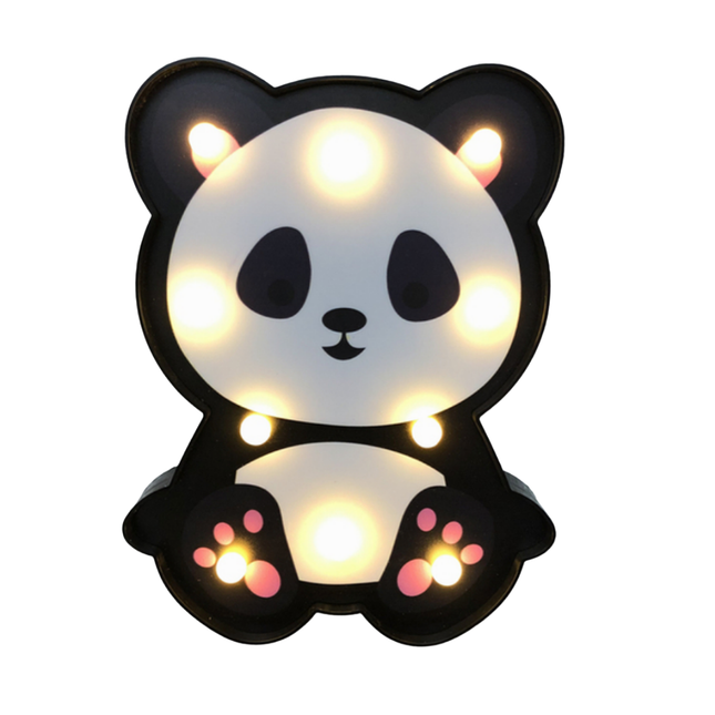 Panda wandlamp decoratie voor kinderkamer