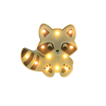 Wasbeer wandlamp decoratie voor kinderkamer