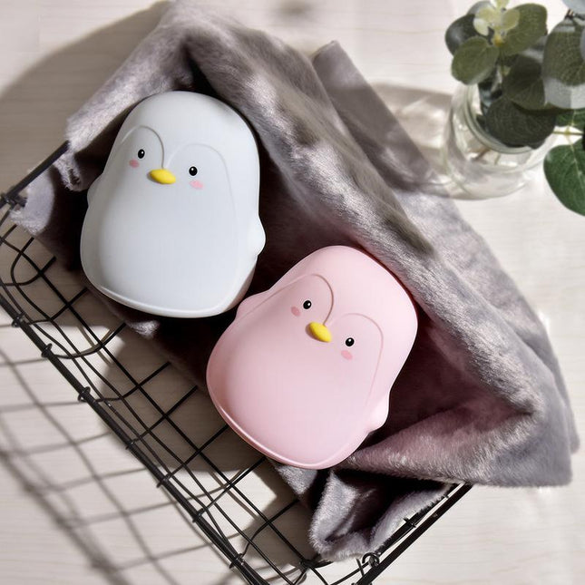 Oplaadbaar pinguïn nachtlampje van siliconen