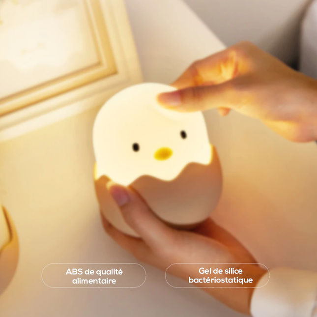 Siliconen kuiken nachtlampje voor kinderen