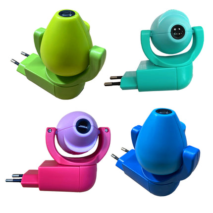 Nachtlampje met projector voor de kinderkamer