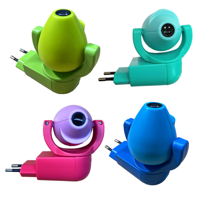 Nachtlampje met projector voor de kinderkamer