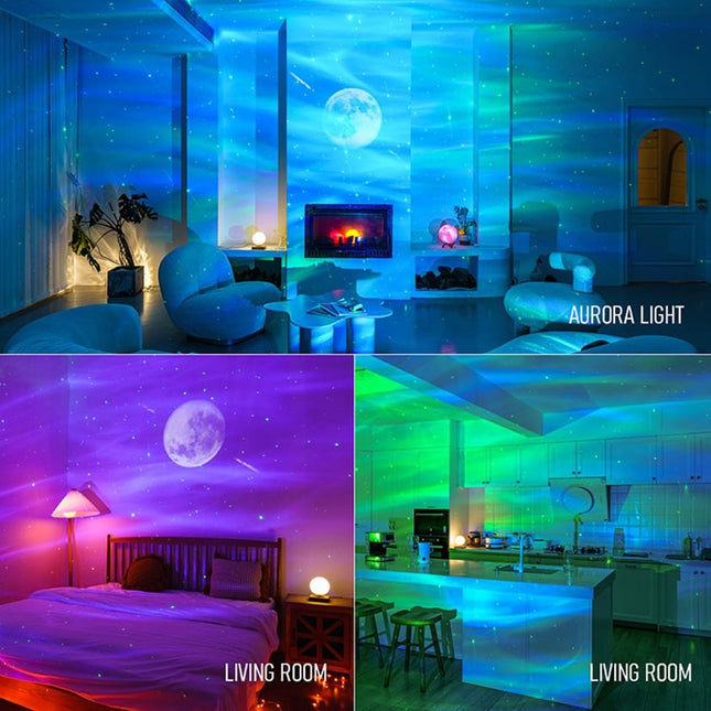 LED projector nachtlamp met speaker