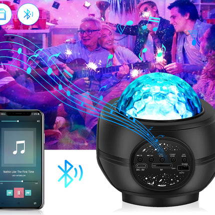 Sterrenhemel projector met Bluetooth speaker