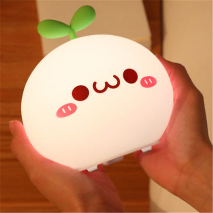 Zacht siliconen kawaii nachtlampje met touch