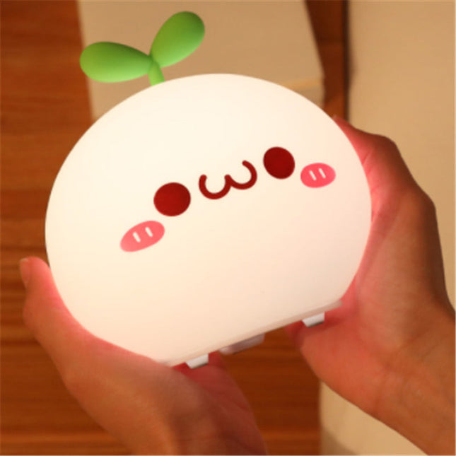 Zacht siliconen kawaii nachtlampje met touch