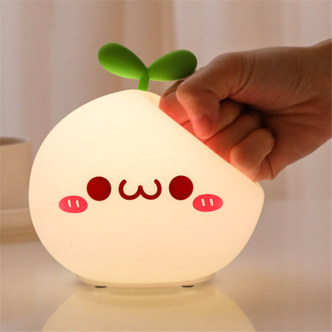 Zacht siliconen kawaii nachtlampje met touch