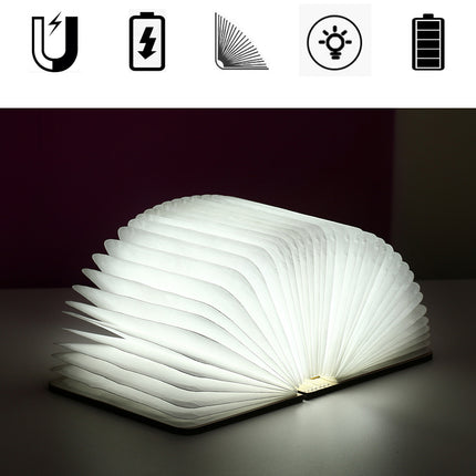 Oplaadbare USB boeklamp als nachtlampje