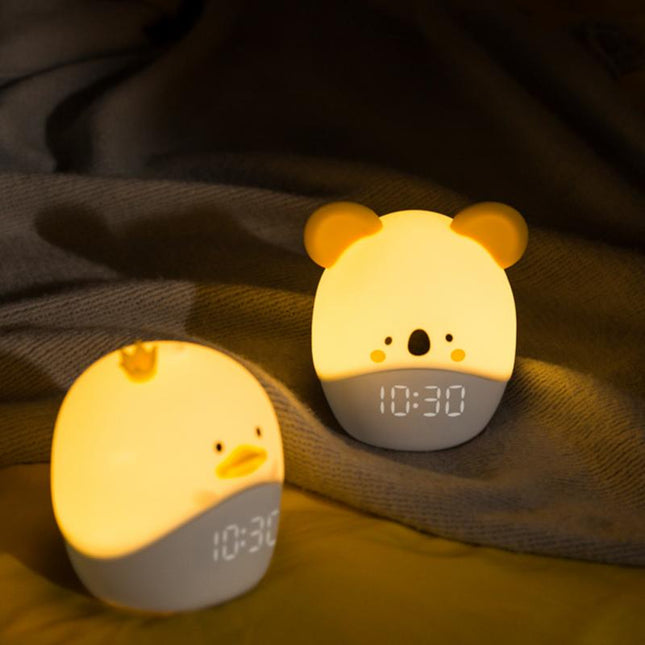 Digitale wekker nachtlampje schattig kuiken