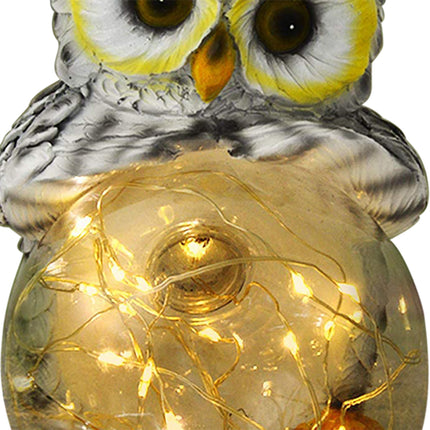 Uil tuinlamp LED op zonne-energie