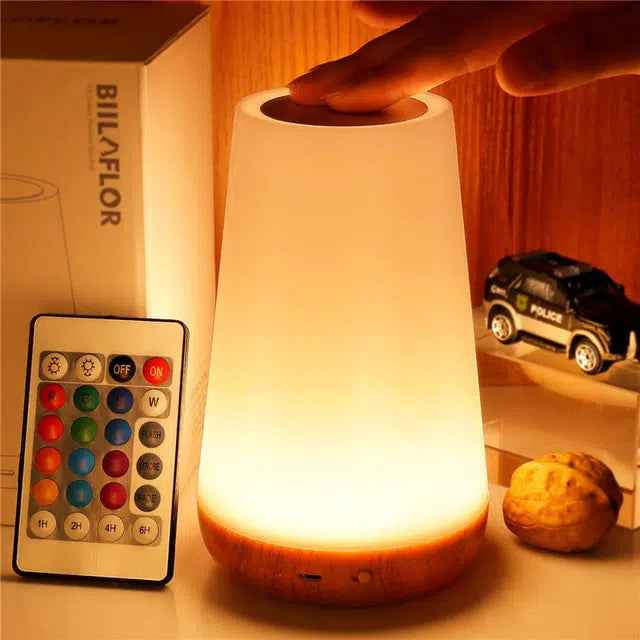 Dimbare touch nachtlamp met afstandsbediening