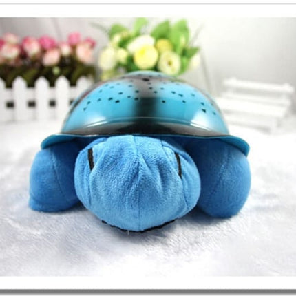 Schildpad nachtlamp met sterrenhemel projector